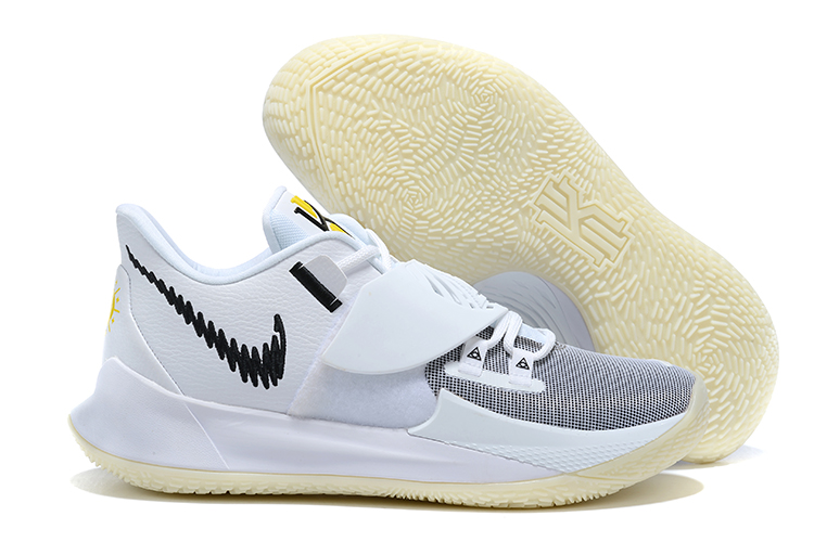 Nike Kyrie 3 Low White Grey Black Shoes